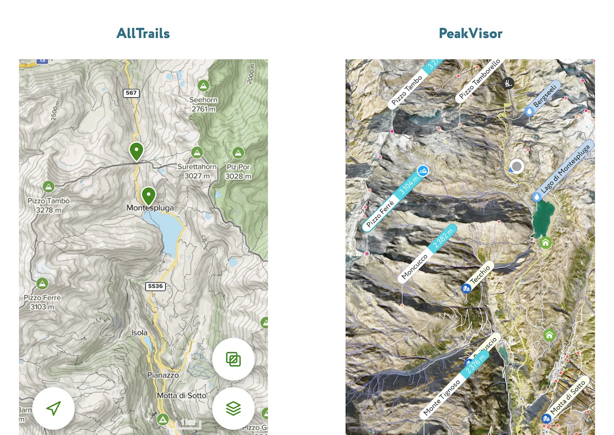 AllTrails alternative