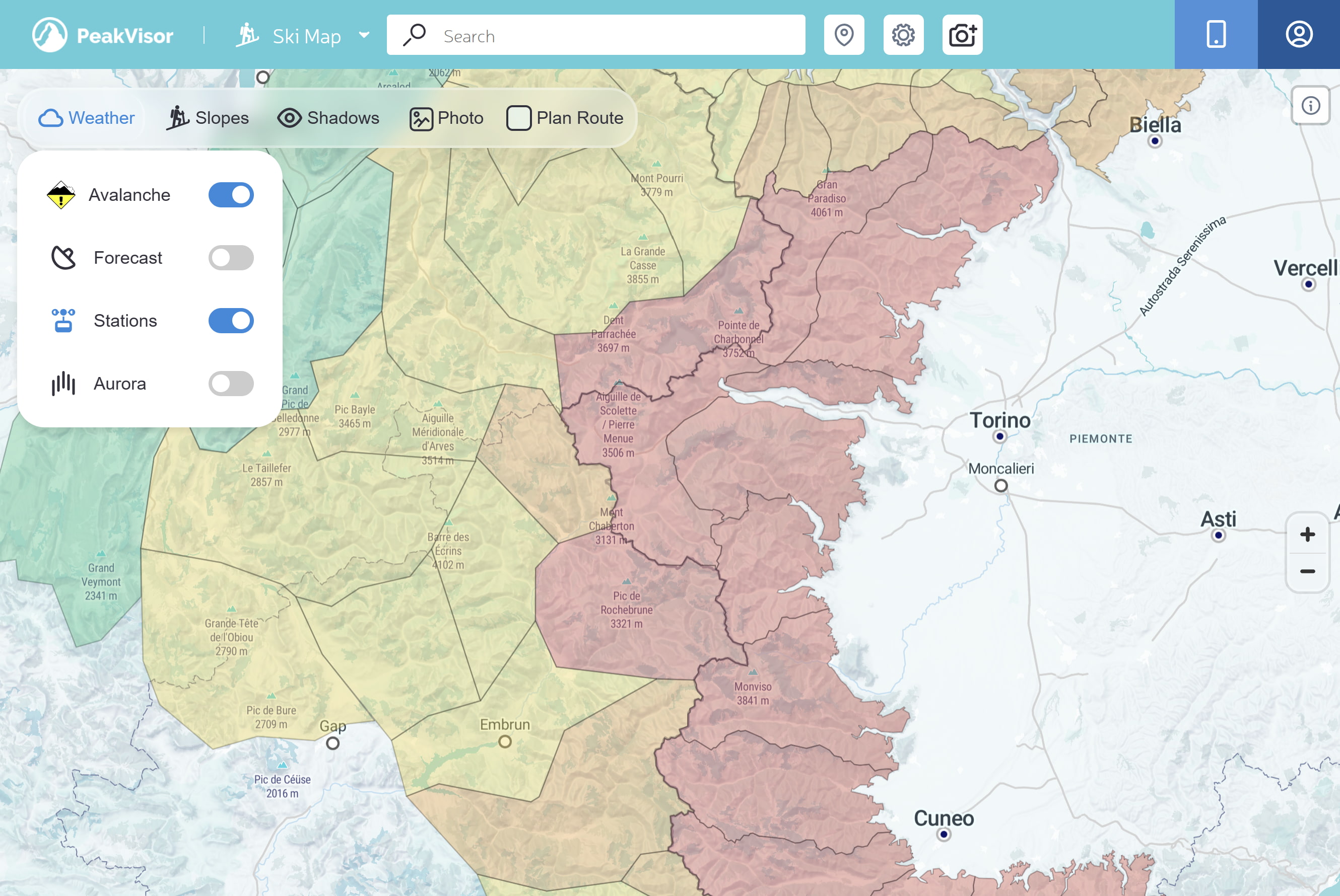 Avalanche bulletins are now on the map (and yes, they still scare us)